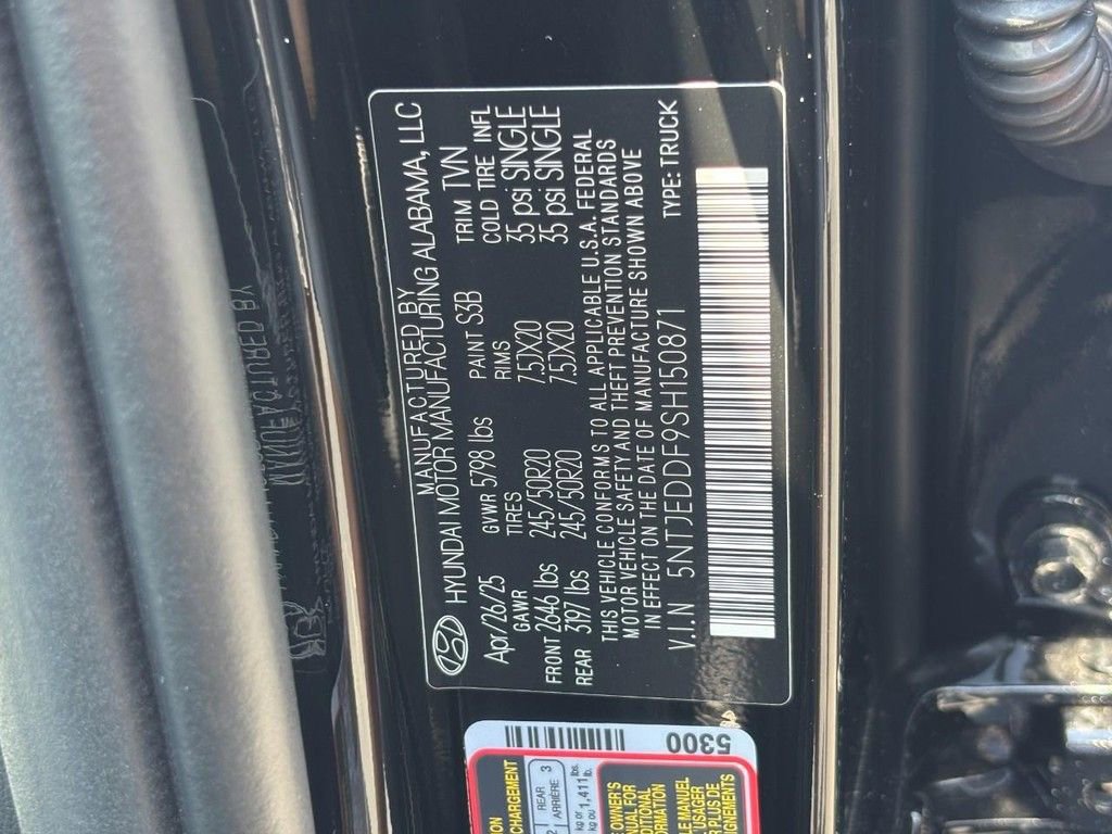 New 2025 Hyundai Santa Cruz Limited image 22