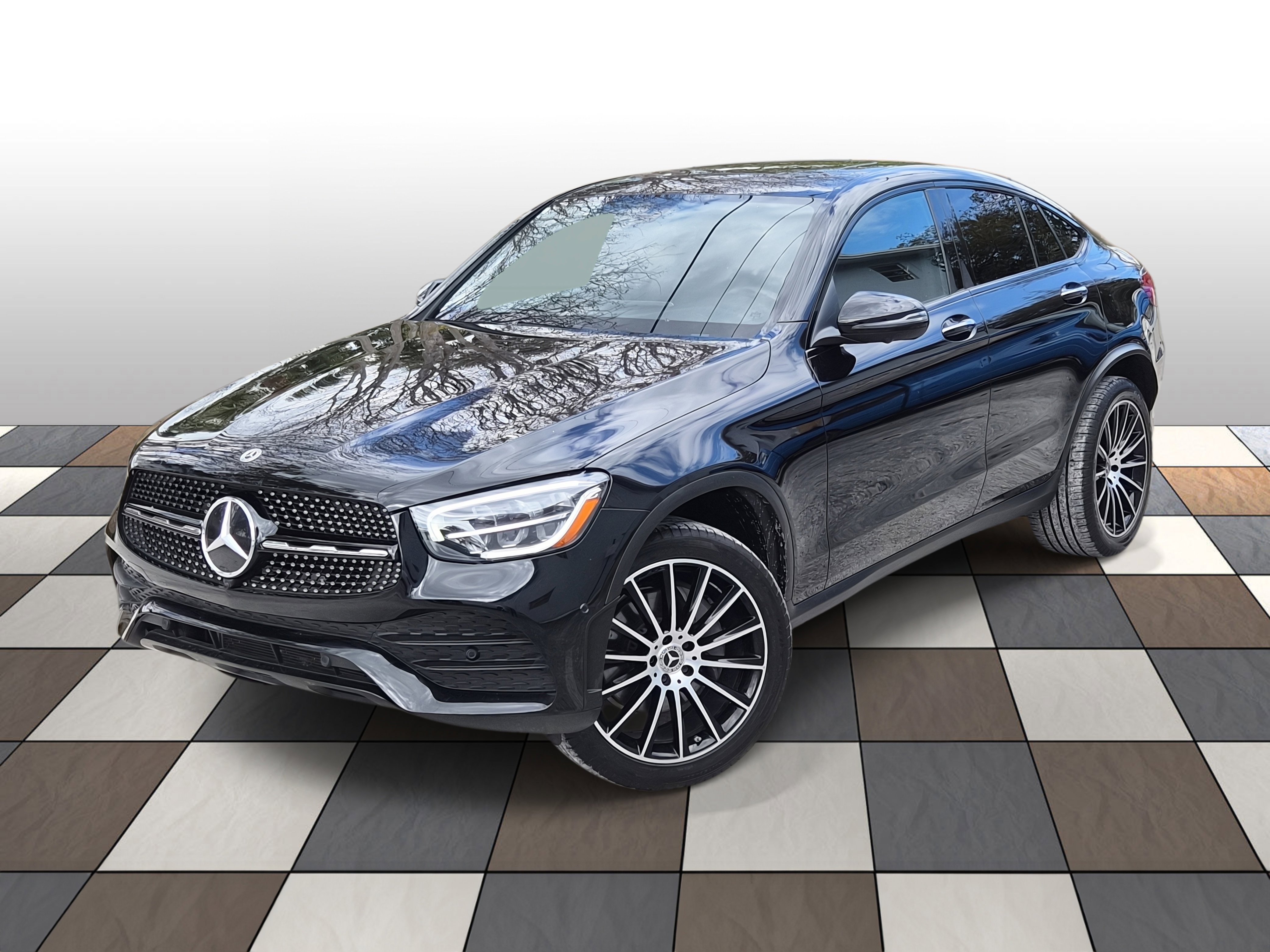 Used 2021 Mercedes-Benz GLC 300 4MATIC Coupe w/ AMG Line image 1