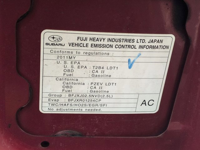 Used 2011 Subaru Forester 2.5X w/ Alloy Wheel Value Pkg image 23