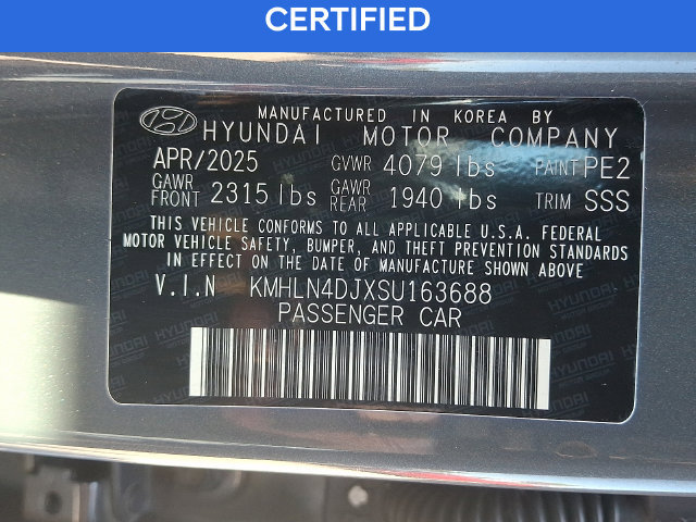 Certified 2025 Hyundai Elantra Limited FWD image 28