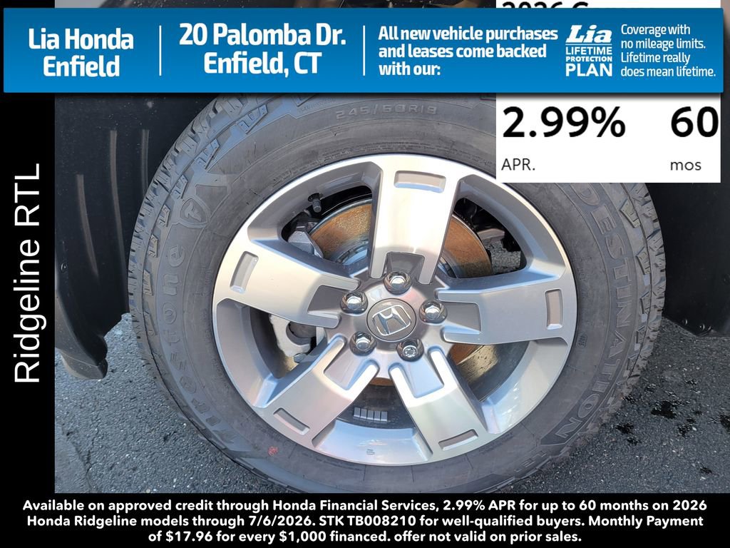 New 2026 Honda Ridgeline RTL image 11