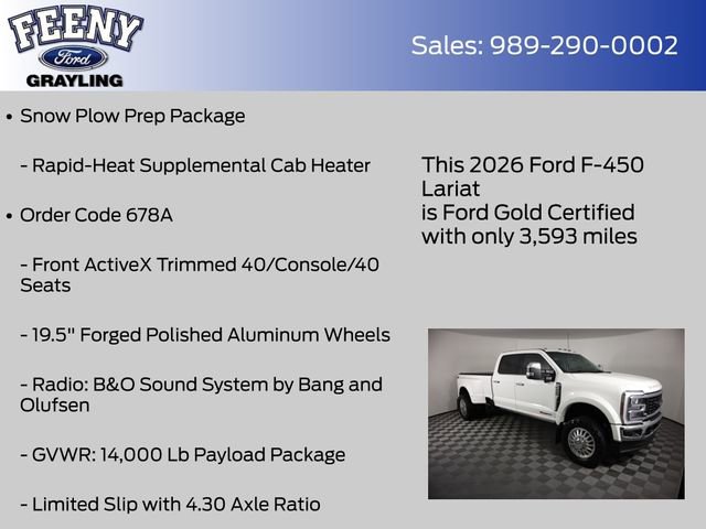 Used 2026 Ford F450 Lariat w/ Lariat Ultimate Package image 13