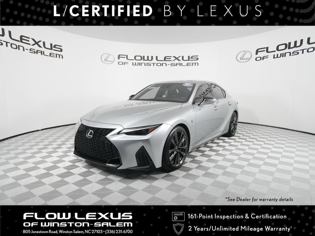 Certified 2021 Lexus IS 350 F Sport w/ Navigation Package RWD image 1
