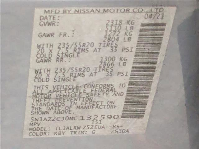 Used 2021 Nissan Murano SL w/ SL Moonroof Package FWD image 26