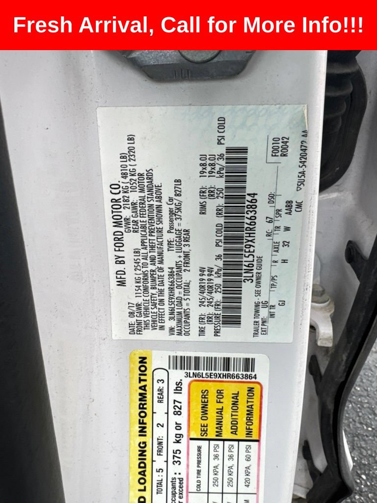Used 2017 Lincoln MKZ Reserve w/ Technology Package FWD image 30