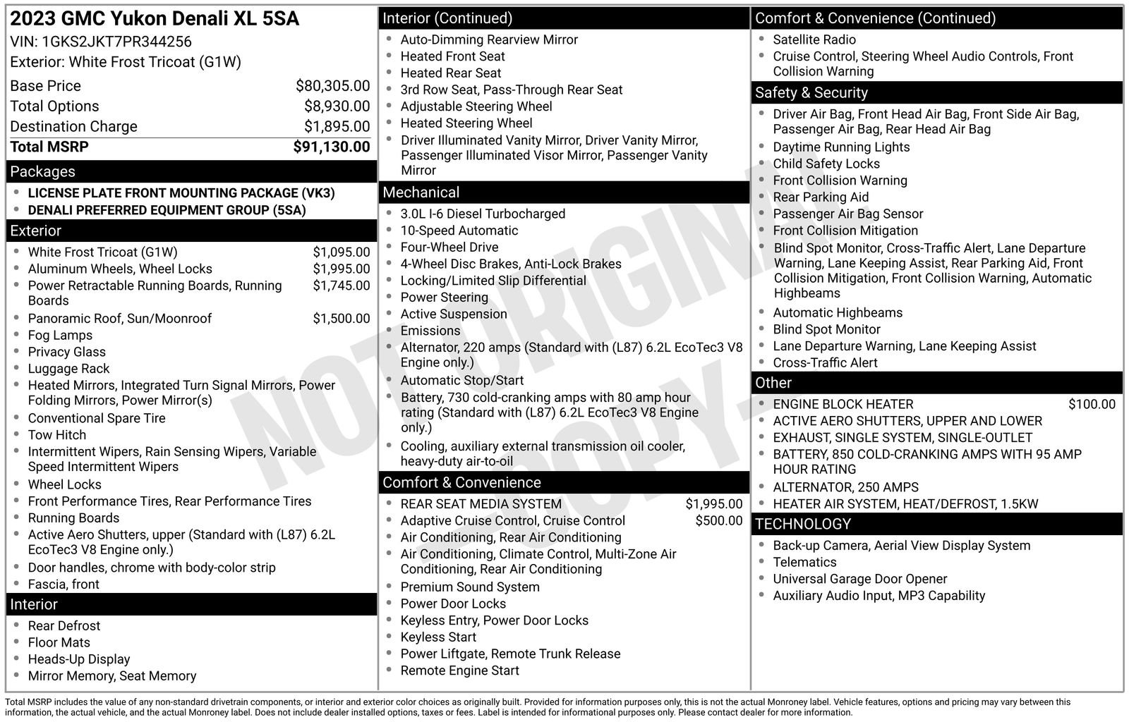 Used 2023 GMC Yukon XL Denali image 5