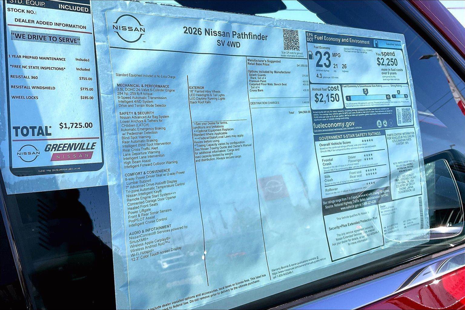 New 2026 Nissan Pathfinder SV AWD/4WD image 15