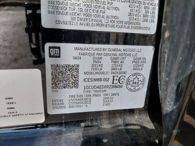 Used 2024 Chevrolet Silverado 1500 W/T w/ WT Value Package image 29