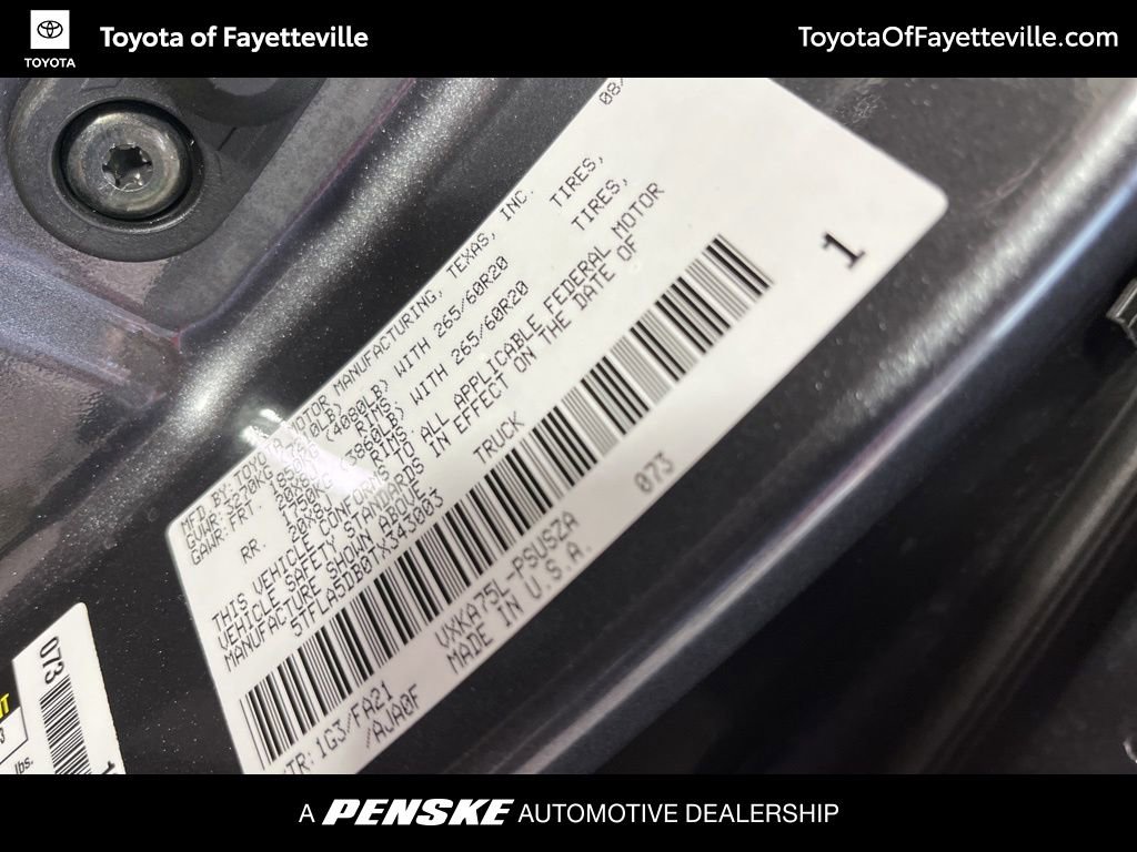 New 2026 Toyota Tundra SR5 image 21