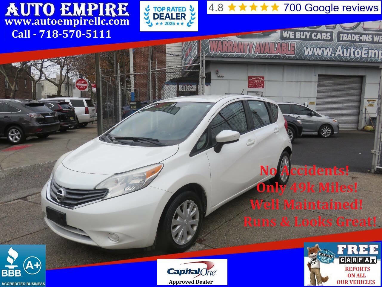 Used 2015 Nissan Versa Note SV