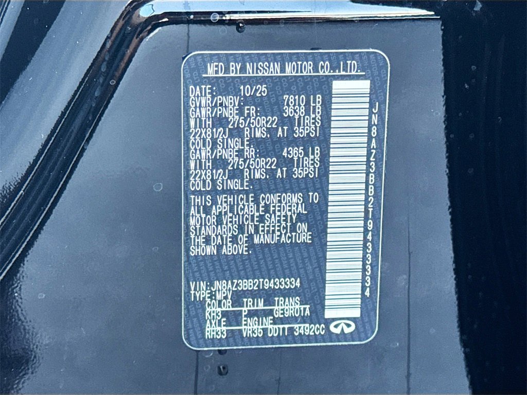 New 2026 INFINITI QX80 Luxe w/ Cargo Package image 35