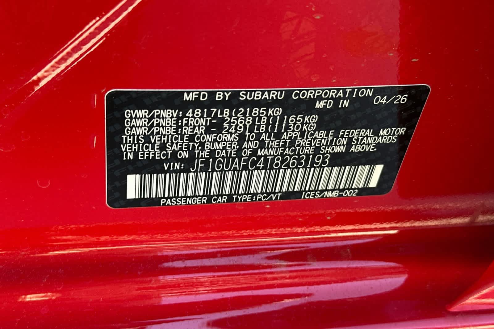 New 2026 Subaru Impreza 2.0i Sport AWD/4WD image 32