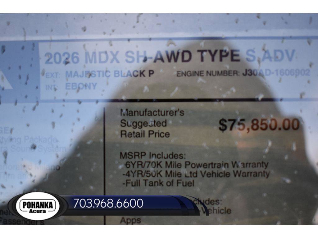New 2026 Acura MDX Type S image 38