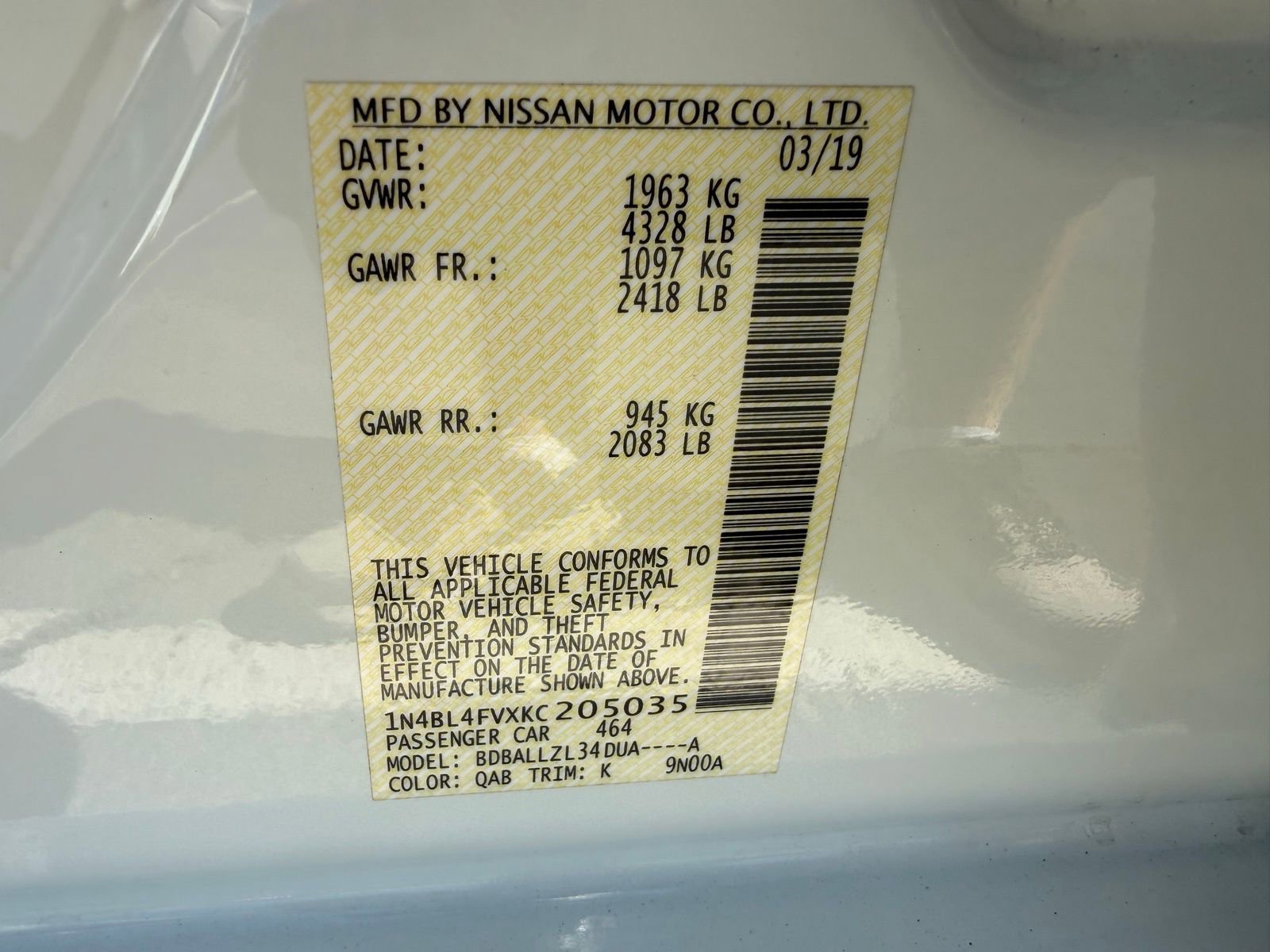 Used 2019 Nissan Altima 2.5 Platinum FWD image 45