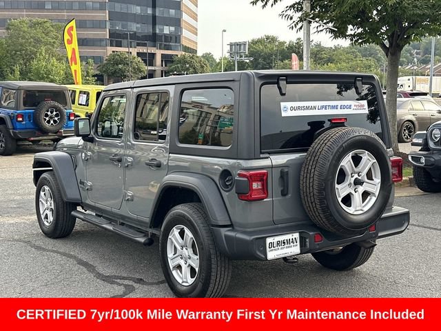 Certified 2021 Jeep Wrangler Unlimited Sport AWD/4WD image 5