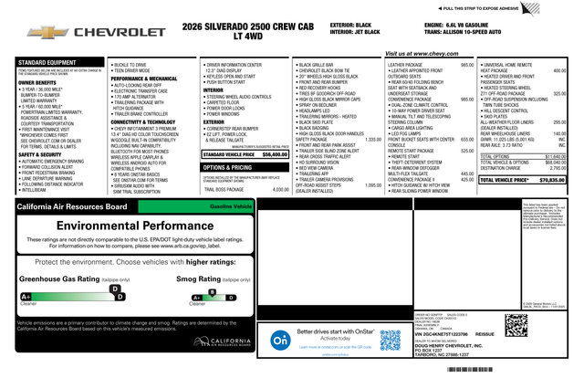 New 2026 Chevrolet Silverado 2500 LT w/ Trail Boss Package AWD/4WD image 3