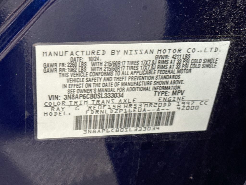 Certified 2025 Nissan Kicks SV AWD/4WD image 34