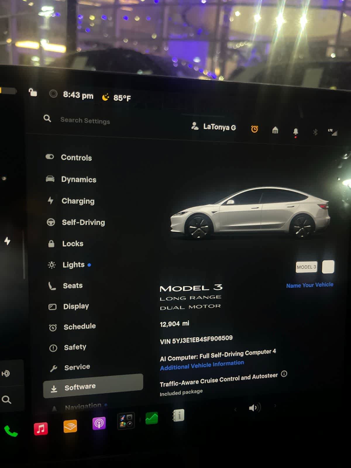 Used 2025 Tesla Model 3 Long Range AWD/4WD image 1