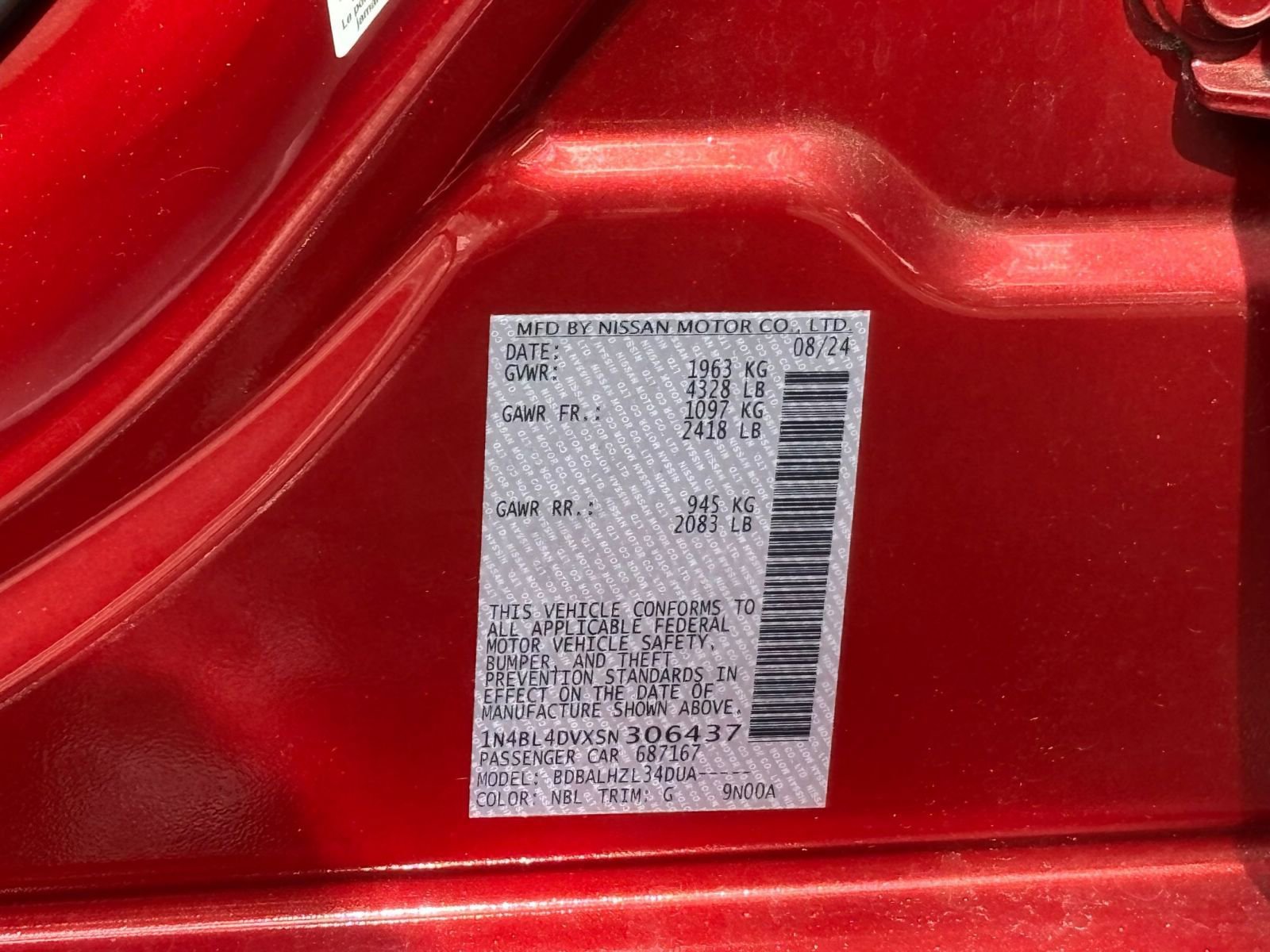 Used 2025 Nissan Altima 2.5 SV FWD image 10