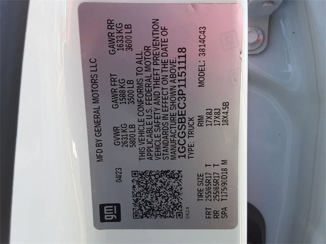 Used 2023 Chevrolet Colorado W/T w/ Safety Package image 31