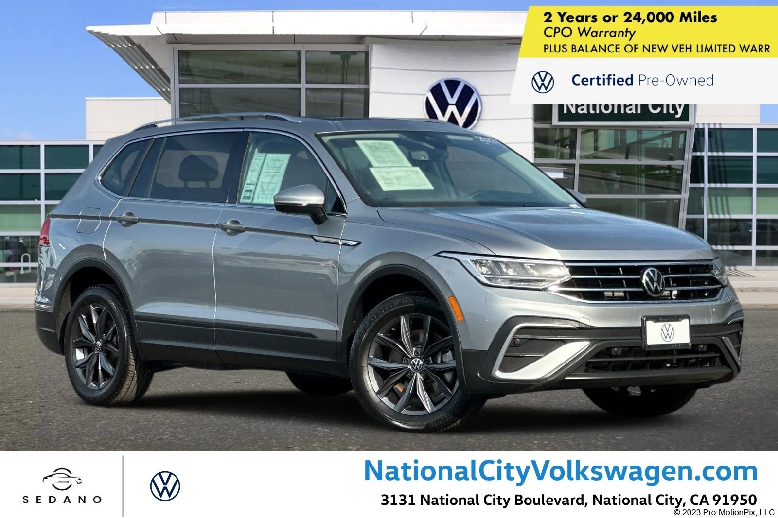 Certified 2022 Volkswagen Tiguan SE w/ Panoramic Sunroof Package