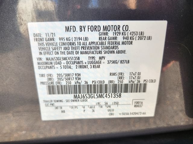Used 2021 Ford EcoSport SE w/ SE Appearance Package AWD/4WD image 26