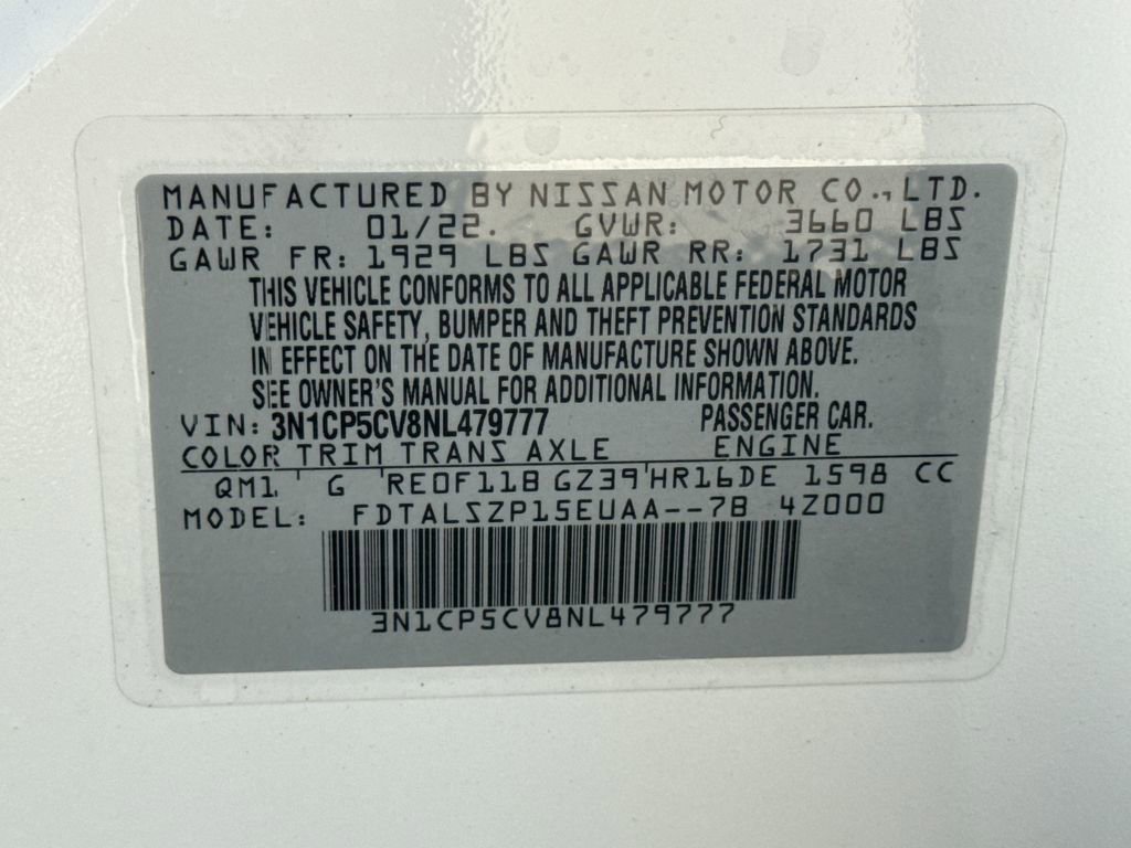 Used 2022 Nissan Kicks SV image 36