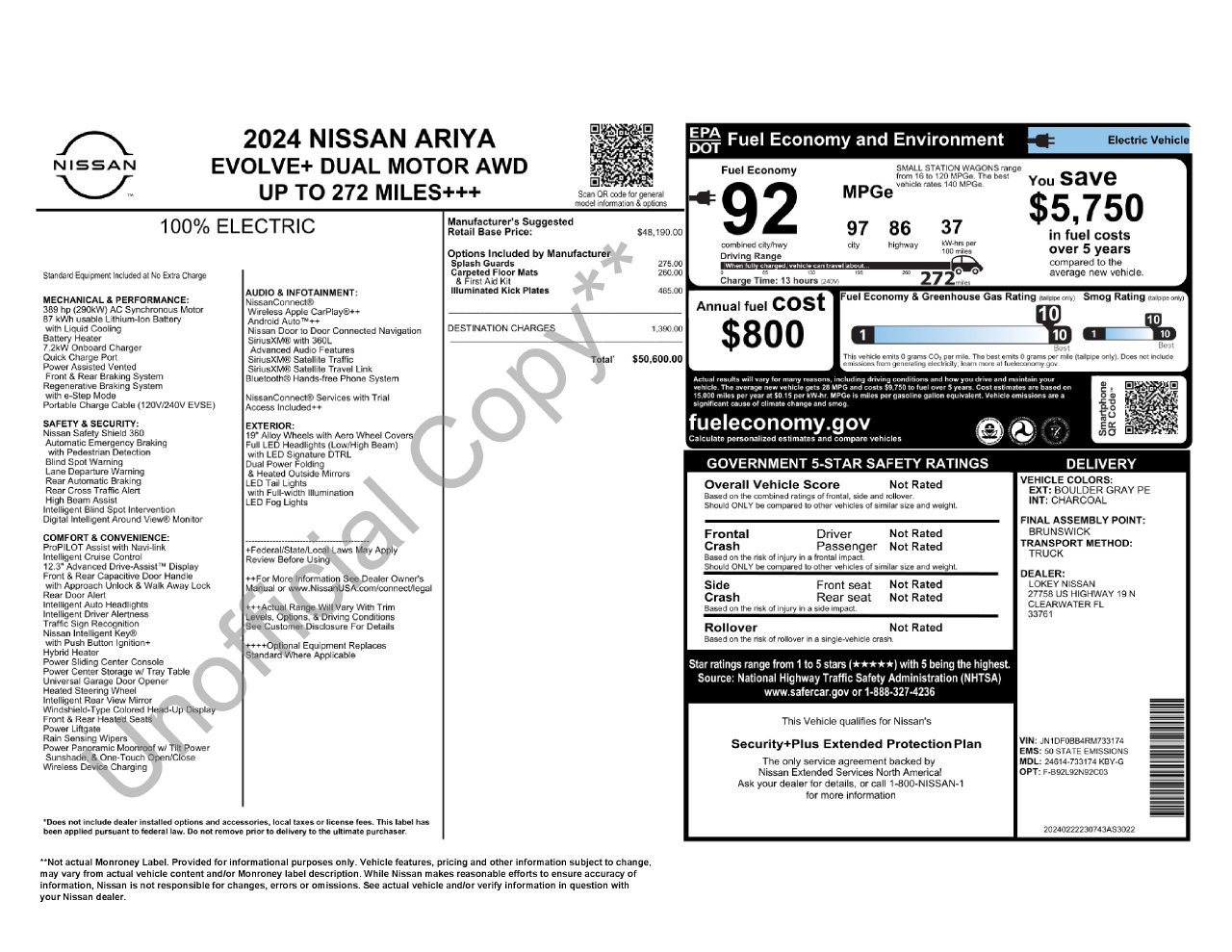 Certified 2024 Nissan Ariya AWD image 38