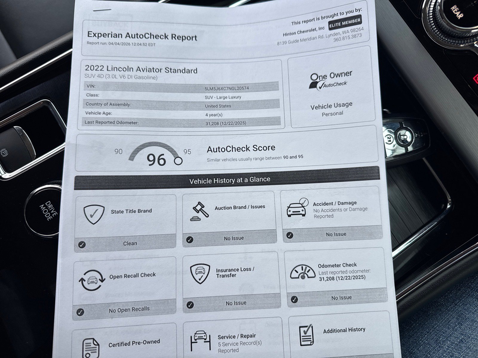 Used 2022 Lincoln Aviator AWD w/ Premium Package image 19