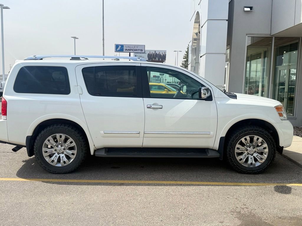 Used 2015 Nissan Armada Platinum w/ 2nd Row Captain Seat Package AWD/4WD image 2