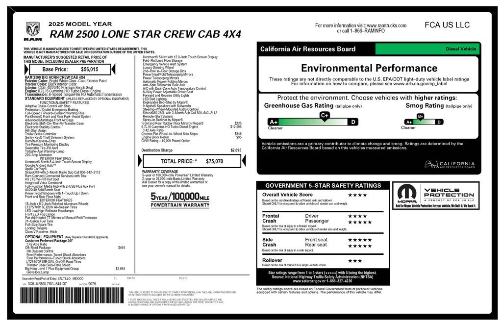 Used 2025 RAM 2500 Lone Star image 4