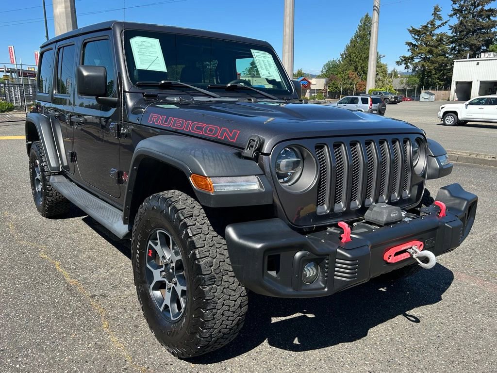 Used 2019 Jeep Wrangler Unlimited Rubicon w/ LED Lighting Group AWD/4WD image 3