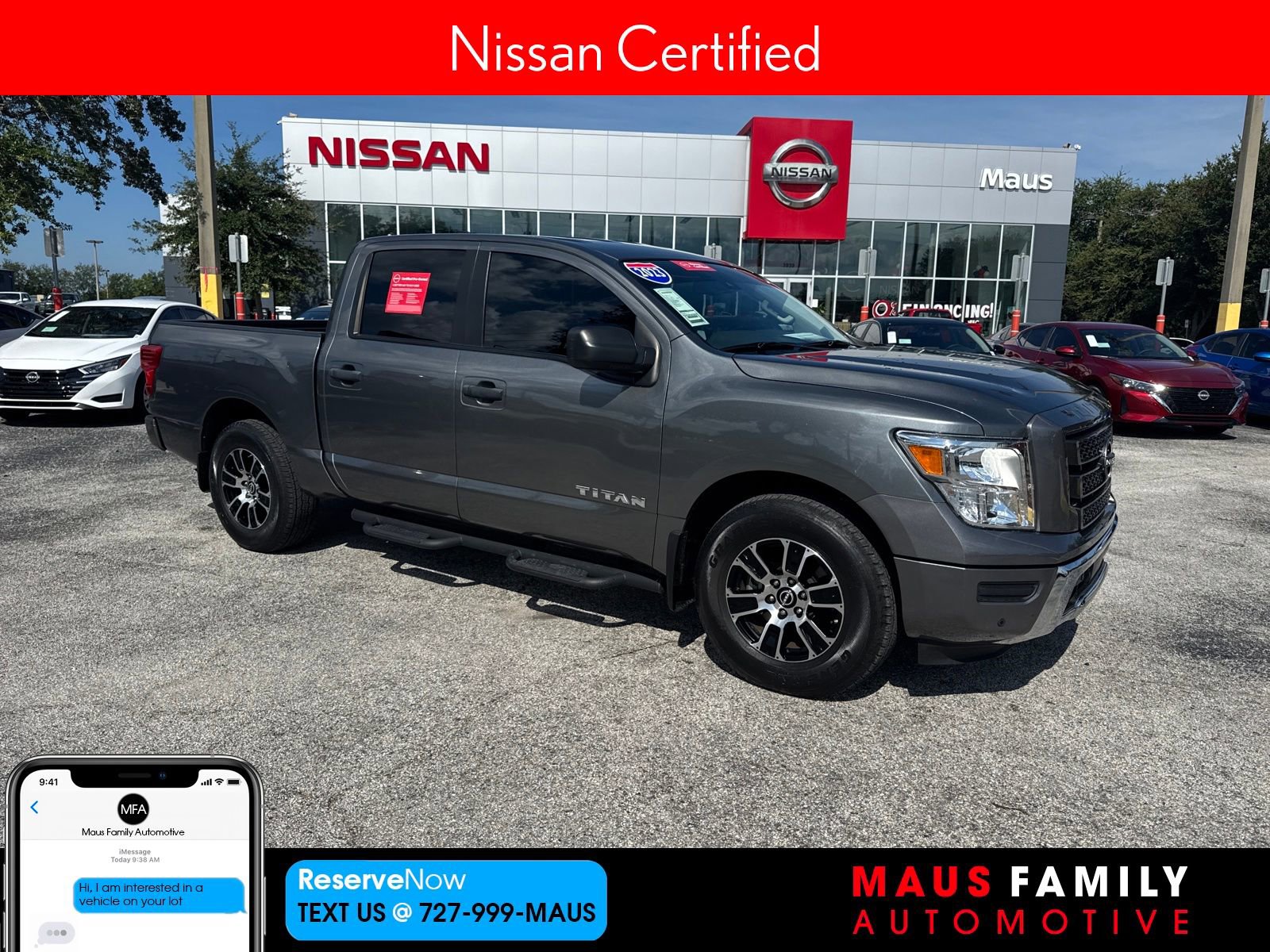 Certified 2023 Nissan Titan SV w/ SV Convenience Package