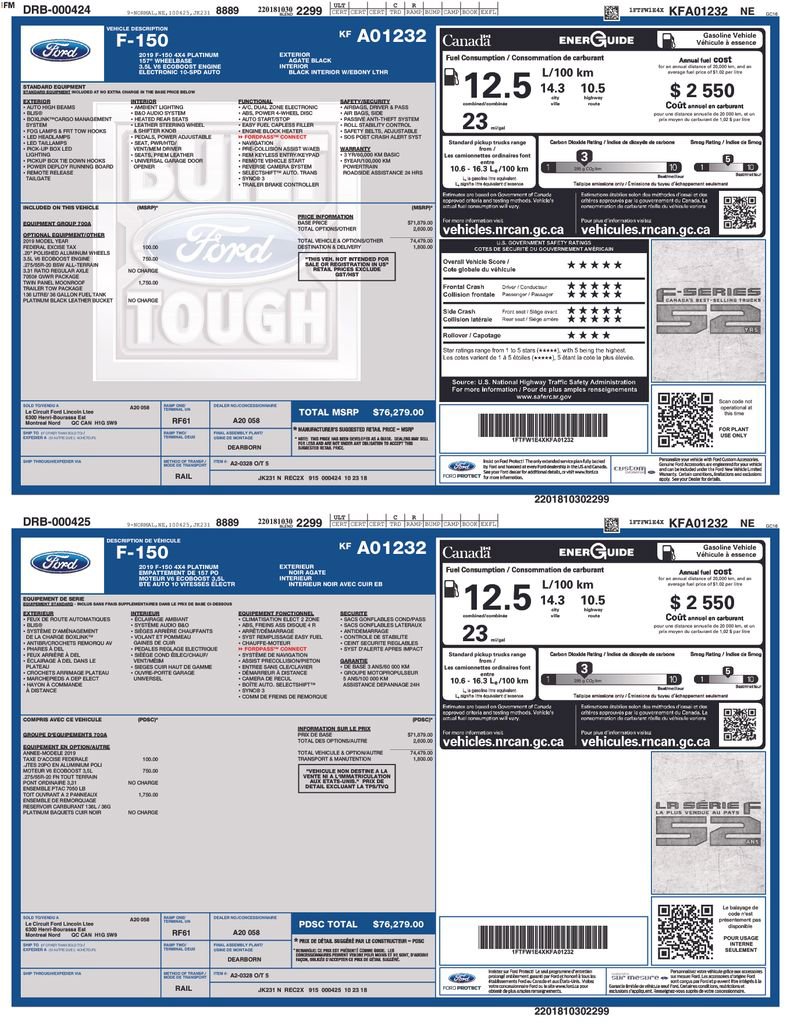 Used 2019 Ford F150 Platinum image 4