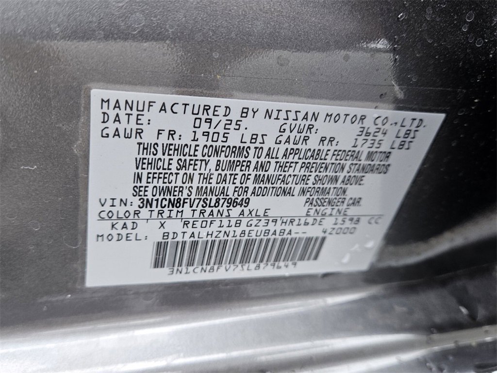 New 2025 Nissan Versa SR image 19