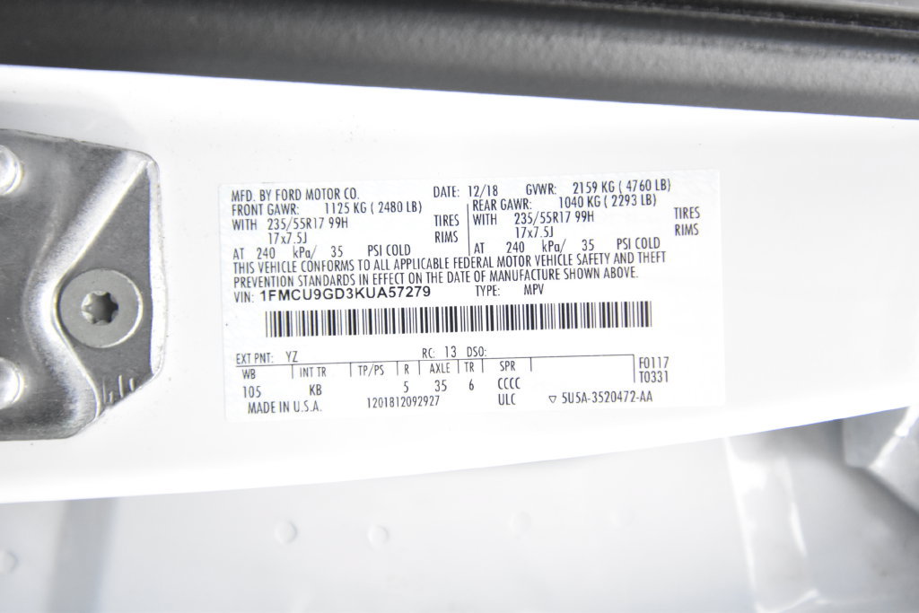 Used 2019 Ford Escape SE AWD/4WD image 23