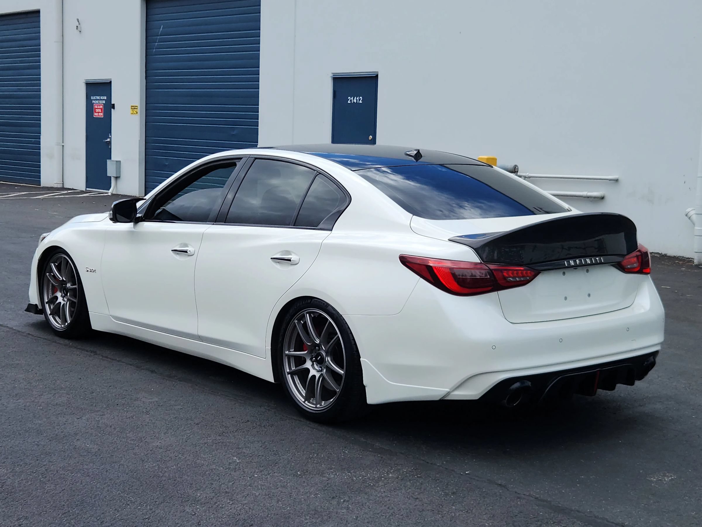 Used 2019 INFINITI Q50 Red Sport 400 AWD/4WD image 3