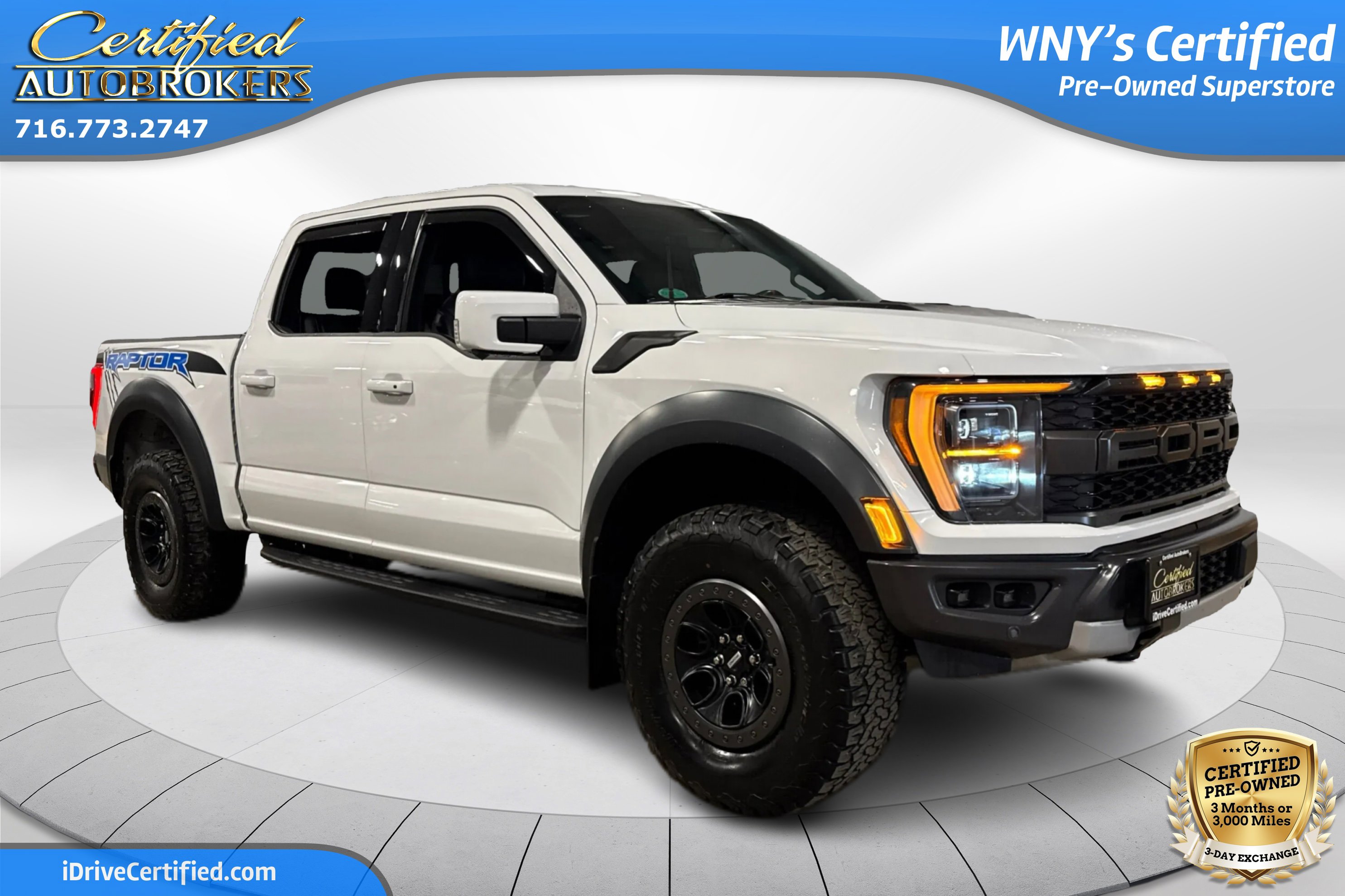Used 2022 Ford F150 Raptor w/ Equipment Group 801A High image 3