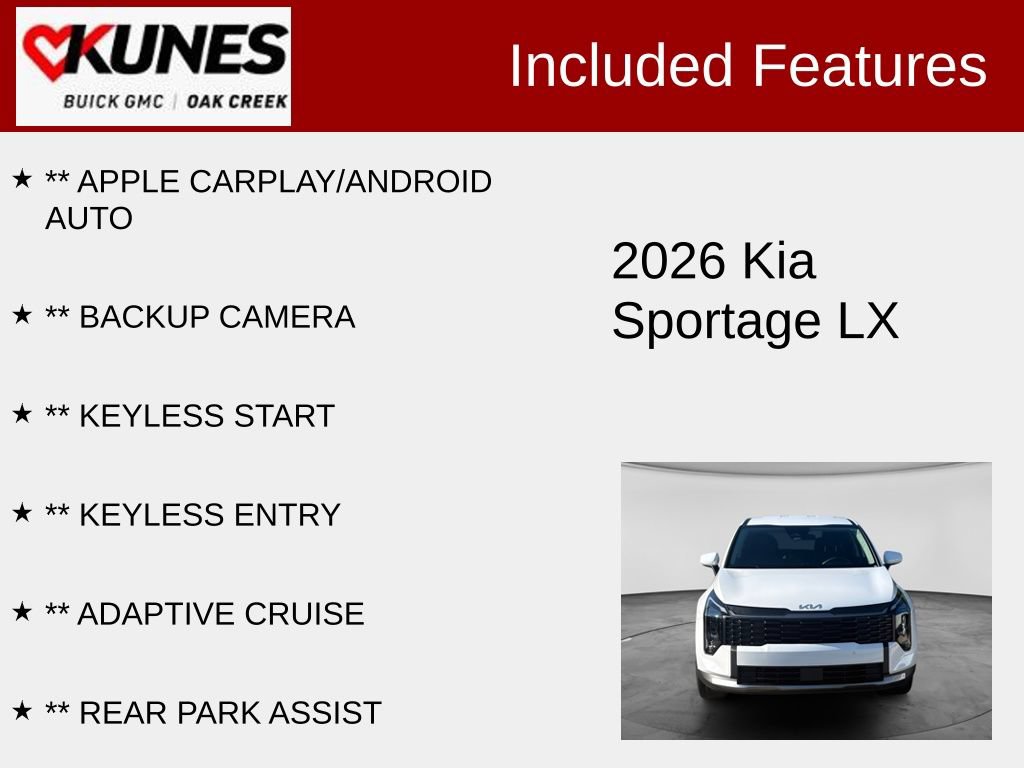 Used 2026 Kia Sportage LX FWD image 2