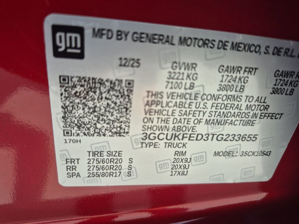 New 2026 Chevrolet Silverado 1500 LT Trail Boss w/ Safety Package AWD/4WD image 30