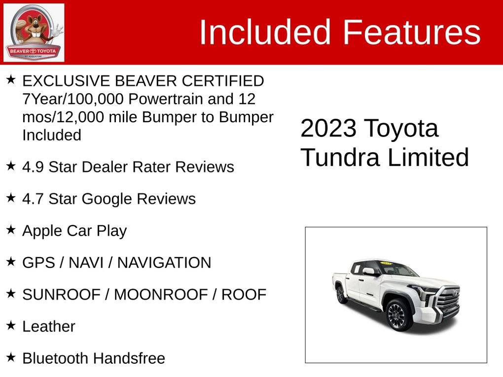 Used 2023 Toyota Tundra Limited w/ Power Package RWD image 4