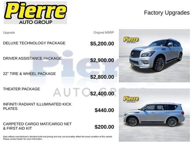 Used 2017 INFINITI QX80 4WD w/ Deluxe Technology Package image 12