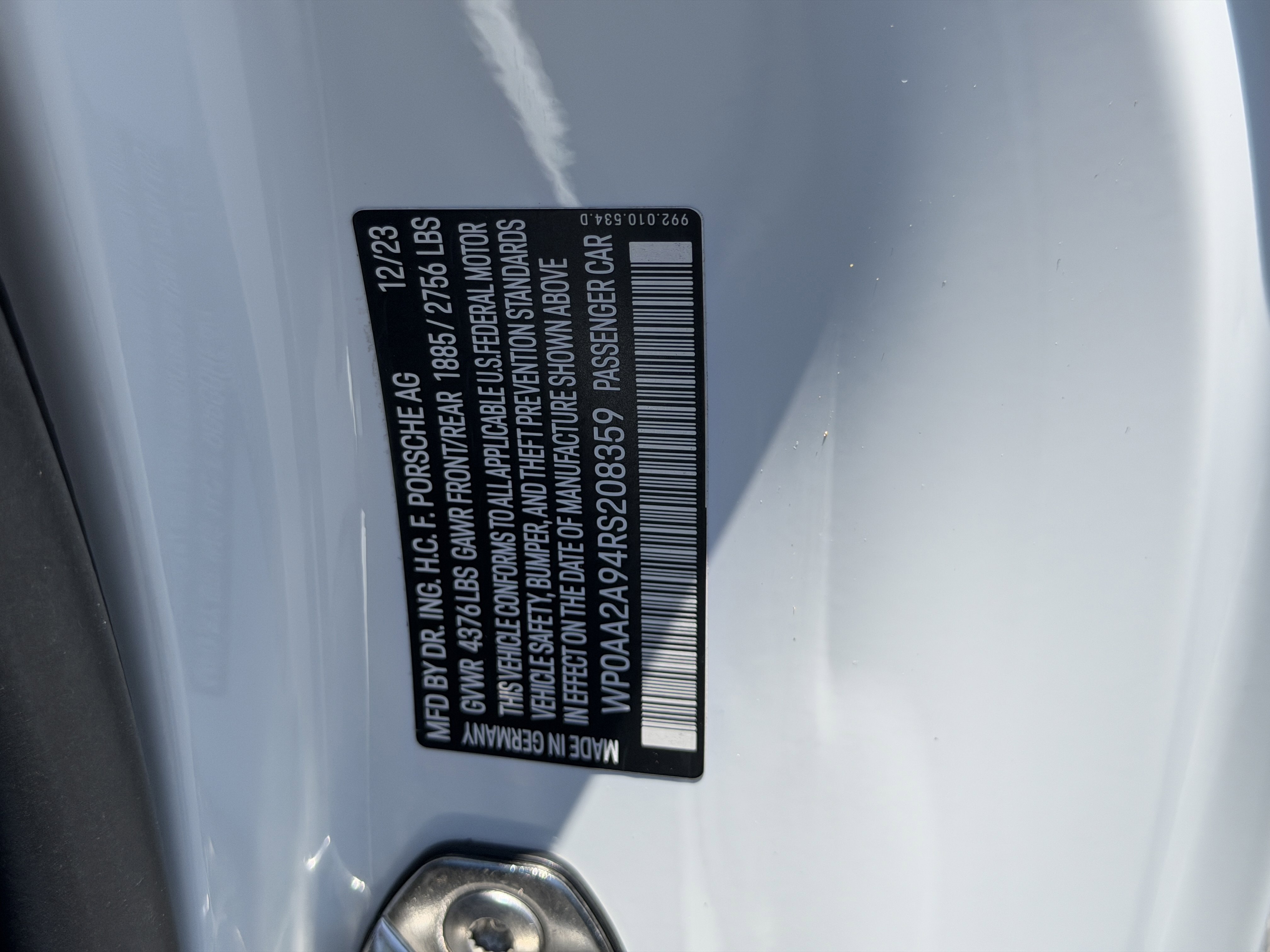 Certified 2024 Porsche 911 Carrera 4 AWD/4WD image 30