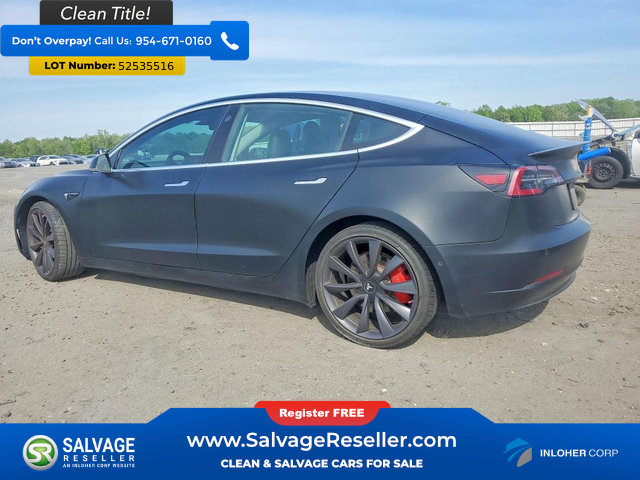 Used 2020 Tesla Model 3 Performance AWD/4WD image 3