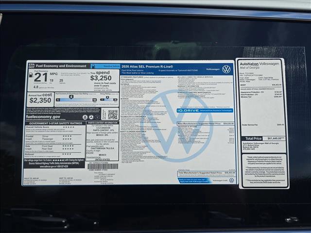 New 2026 Volkswagen Atlas SEL Premium R-Line image 18