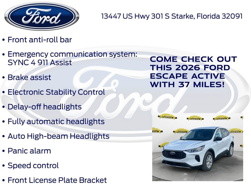 New 2026 Ford Escape Active w/ Tech Pack #1 FWD image 30