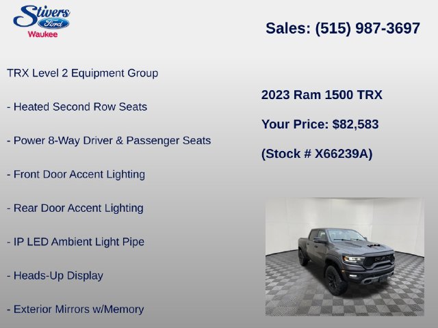 Used 2023 RAM 1500 TRX w/ TRX Level 2 Equipment Group AWD/4WD image 22