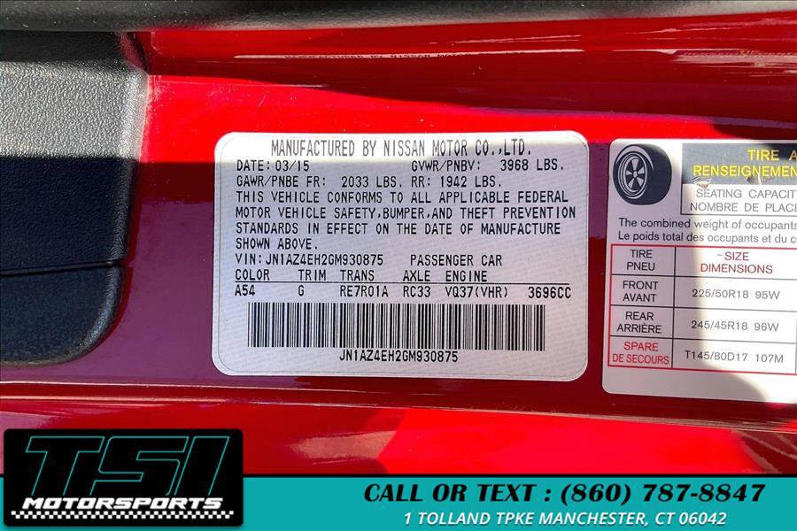 Used 2016 Nissan 370Z Coupe RWD image 28