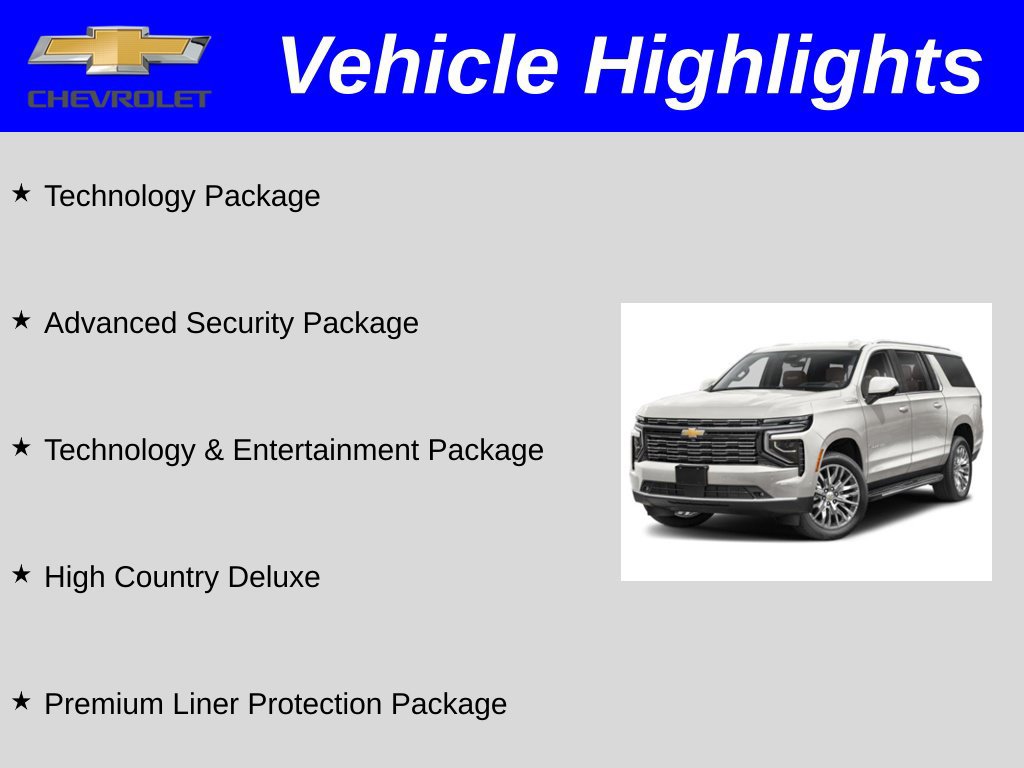New 2027 Chevrolet Suburban High Country AWD/4WD image 2
