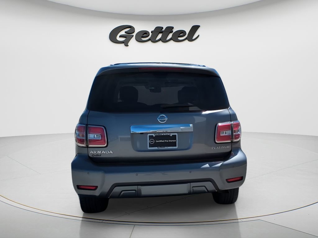 Certified 2019 Nissan Armada Platinum w/ Captain's Chairs Package image 5